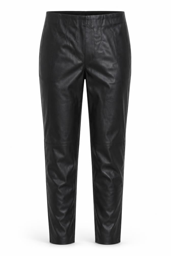 Zara Women's Black Faux Leather Jeggings, Size S