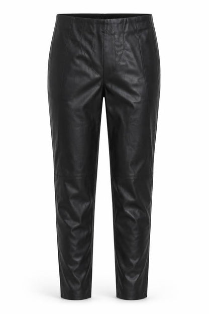 Zara Women's Black Faux Leather Jeggings, Size S