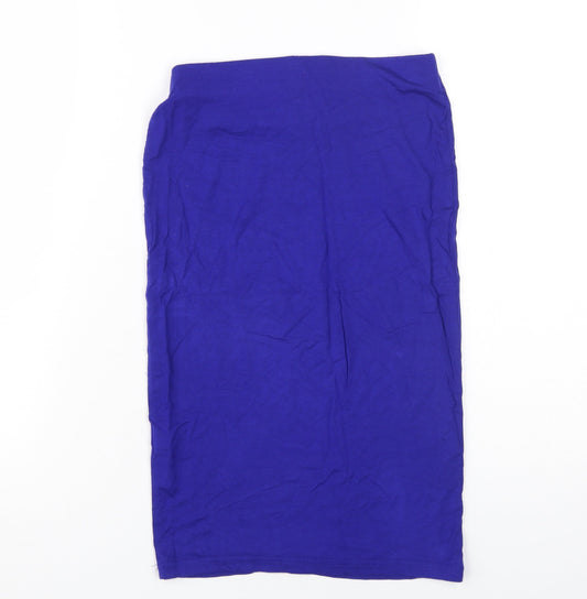Forever 21 Women's Blue Midi Pencil Skirt, Size S