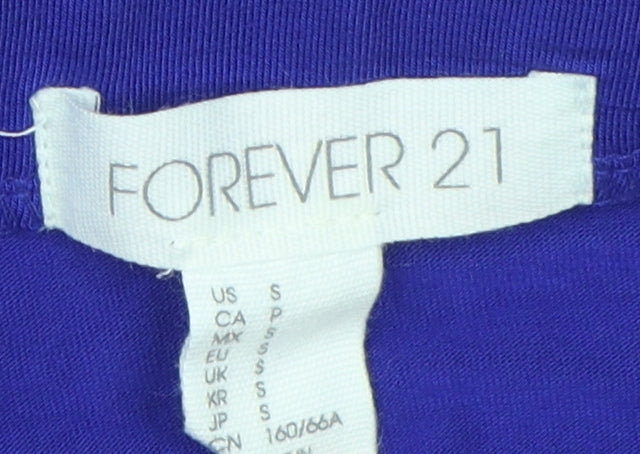 Forever 21 Women's Blue Midi Pencil Skirt, Size S