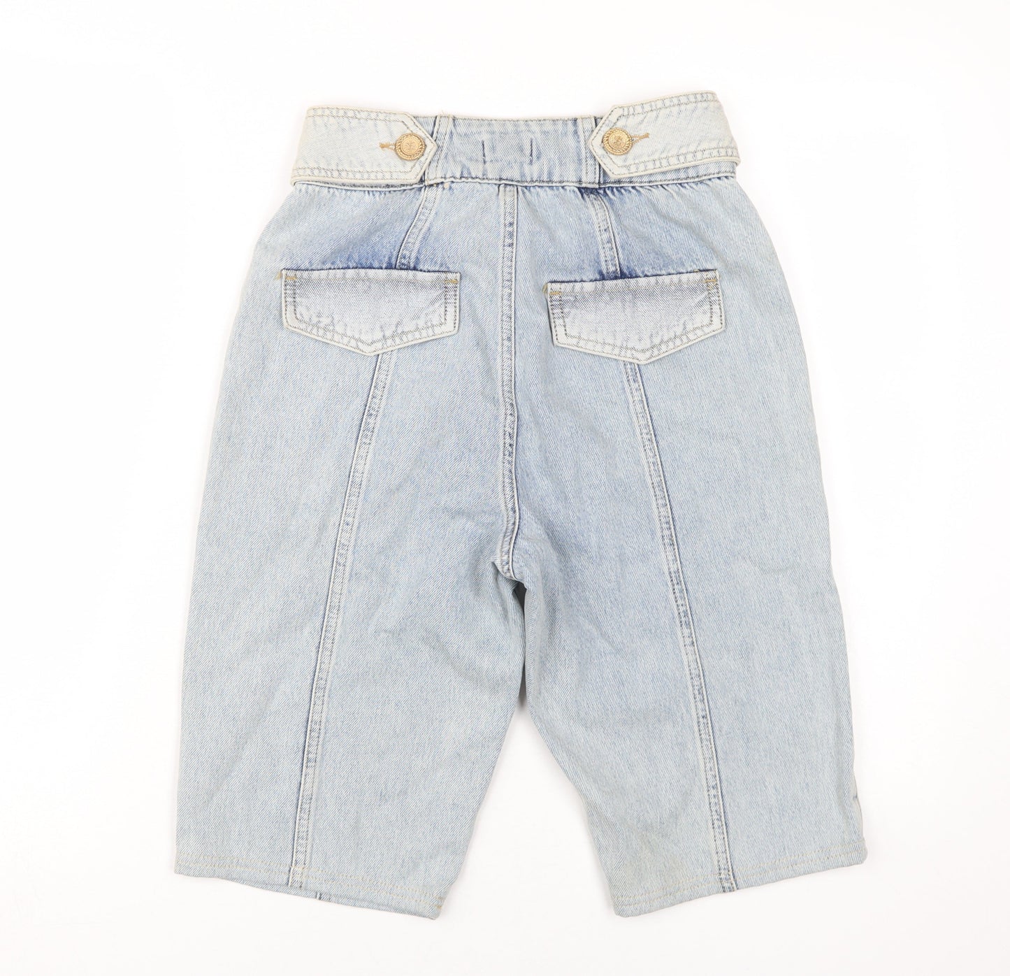 River Island Women's Blue Cropped Jeans, Size 8