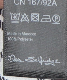 Miss Selfridge Petite Black Plaid Short Pleated Skirt 12