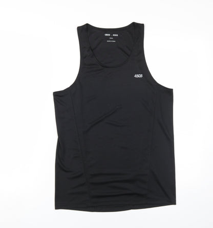 ASOS Unisex Black Tank Top S for Gym & Training