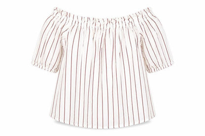 Womens UK Size XS Bershka White Off the Shoulder Blouse