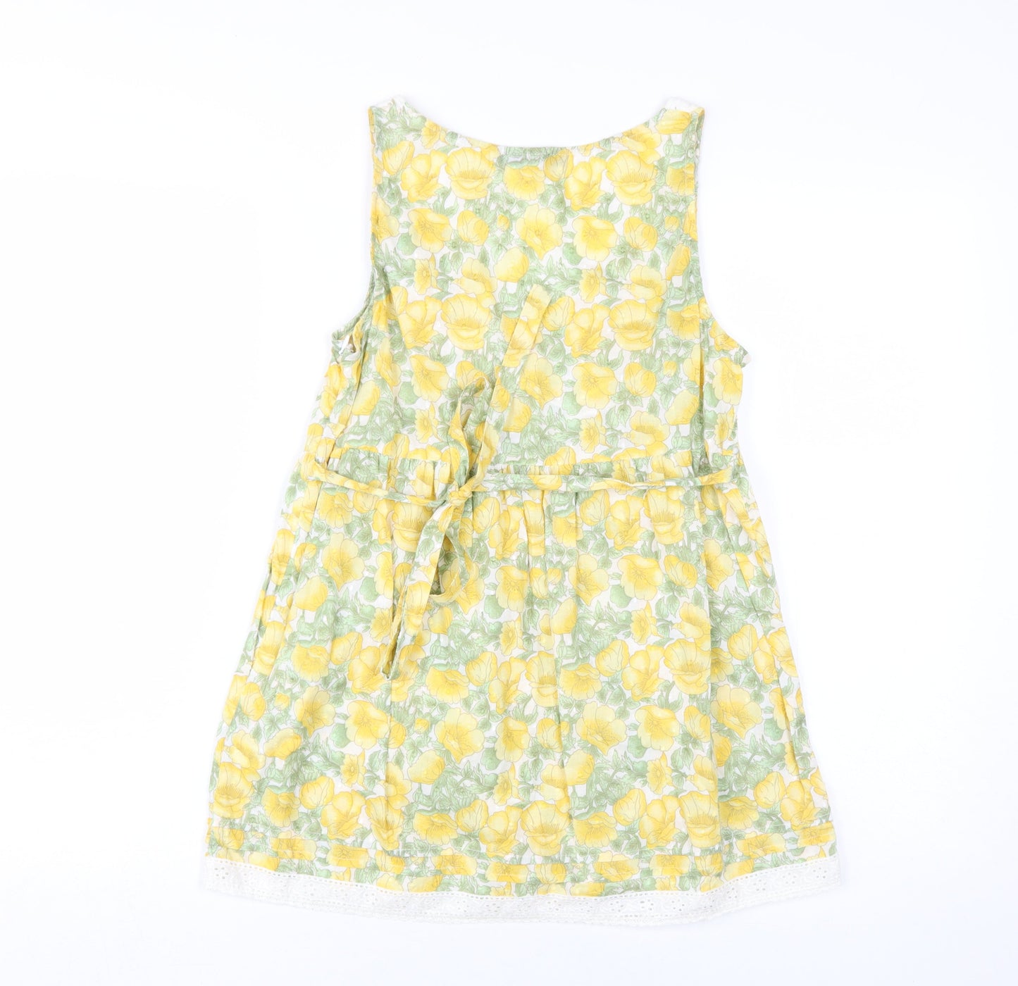 Womens UK Size 12 Oasis Yellow Tunic Blouse