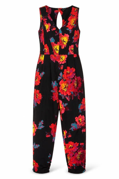 Womens UK Size 12 River Island One-Piece Black Jumpsuit