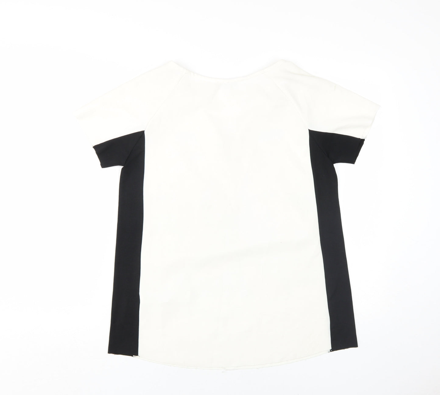 Womens UK Size M Zara Multicoloured Basic T-Shirt