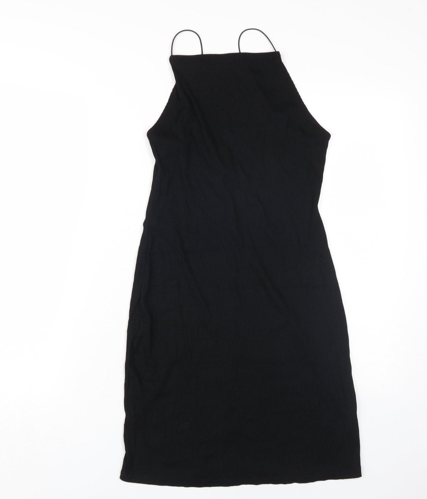 H&M Women's Black Medium Slip Dress