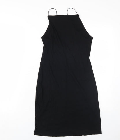 H&M Women's Black Medium Slip Dress