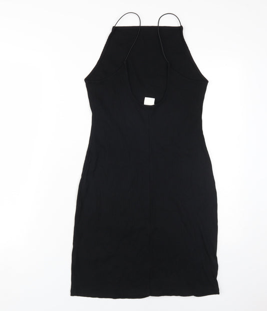 H&M Women's Black Medium Slip Dress