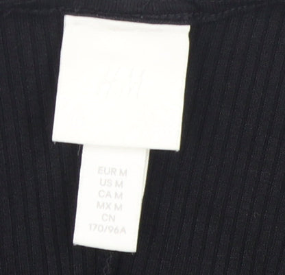 H&M Women's Black Medium Slip Dress
