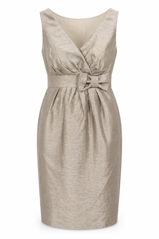 Principles Women's Beige Sleeveless Sheath Dress Size 12