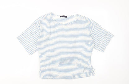 Womens UK Size 10 Marks and Spencer White Basic Blouse