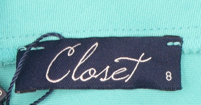 Closet Women’s Green Sheath Dress Size 8 Sleeveless