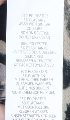 Boohoo Women's Multicoloured Wrap Blouse, Size 10