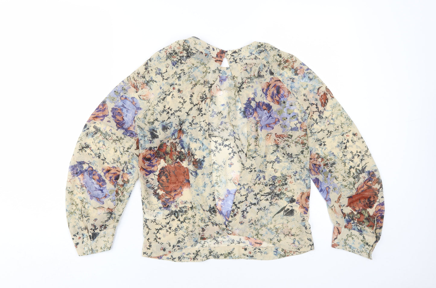 Womens UK Size 8 Topshop Multicoloured Basic Blouse