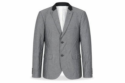 Mens UK Size 40 Topman Regular Grey Suit Jacket