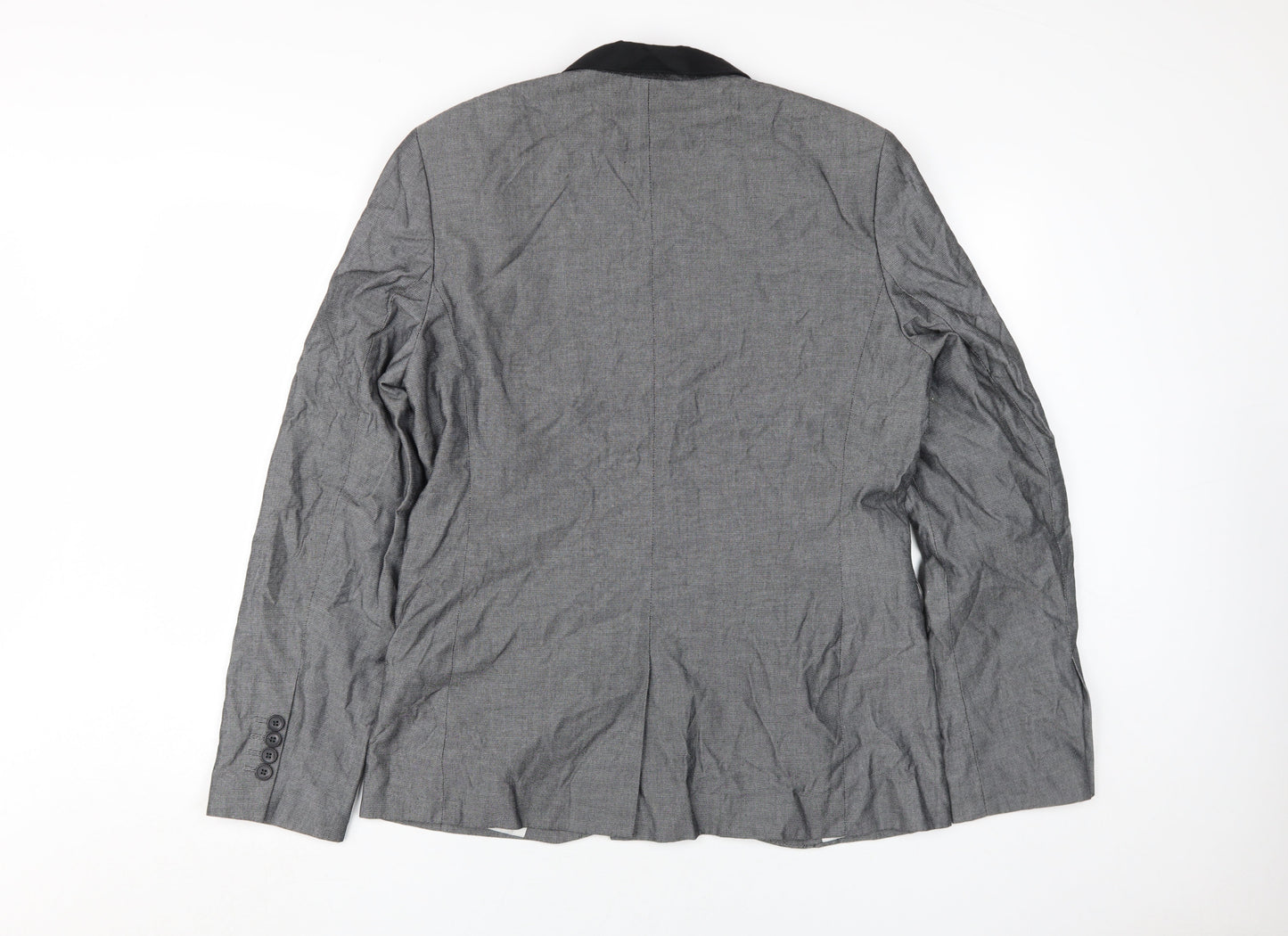 Mens UK Size 40 Topman Regular Grey Suit Jacket