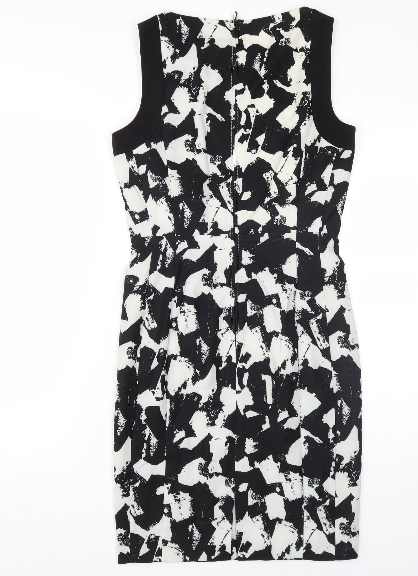 H&M Women's Sheath Dress, Black & White, Size 10, Spring