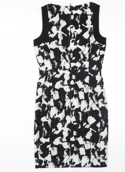 H&M Women's Sheath Dress, Black & White, Size 10, Spring