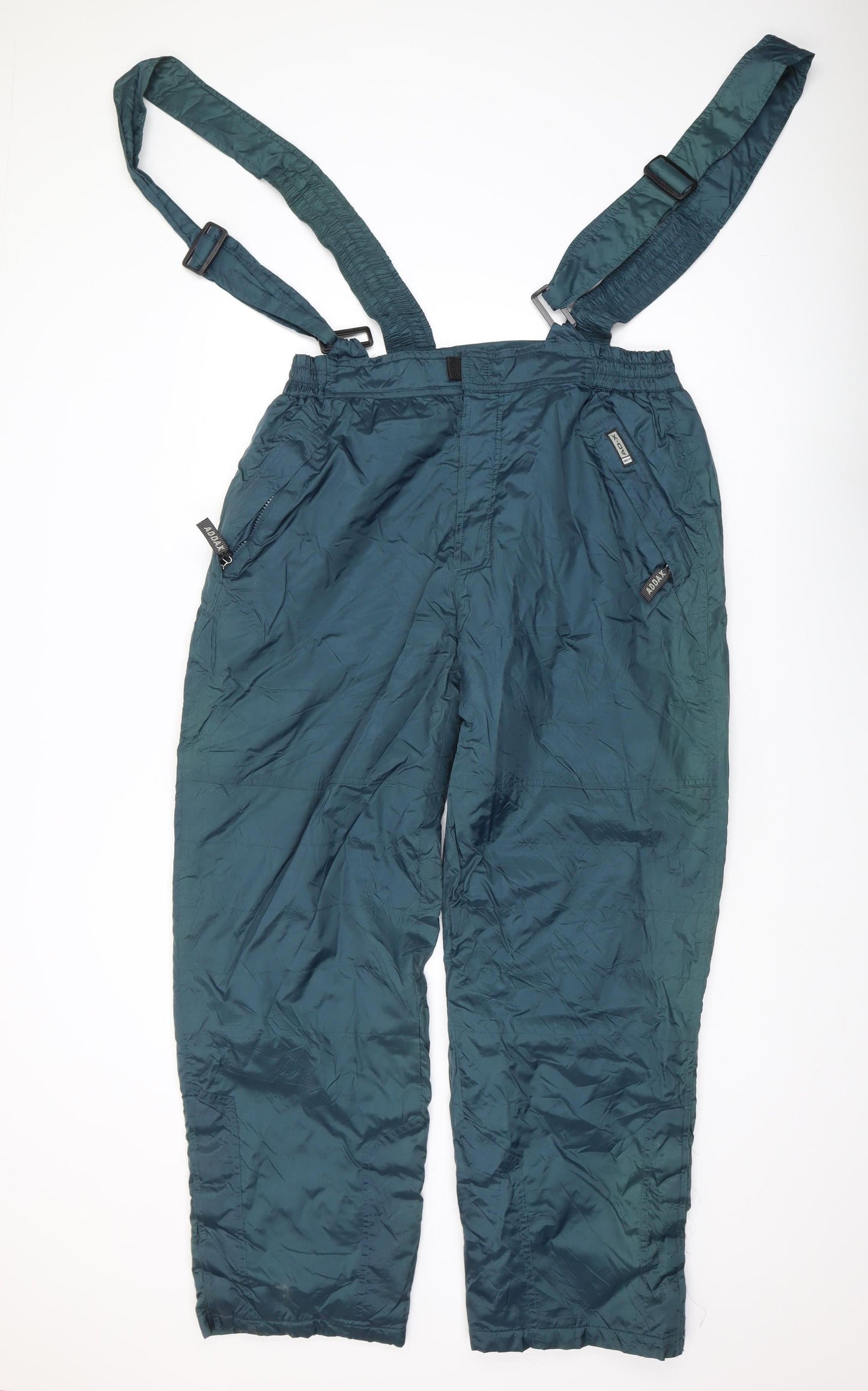 AD-X Unisex Green Snow Pants L Nylon Insulated Waterproof