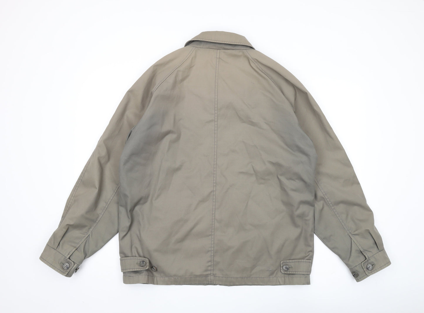 Mens UK Size M Greenwoods Beige Bomber Jacket