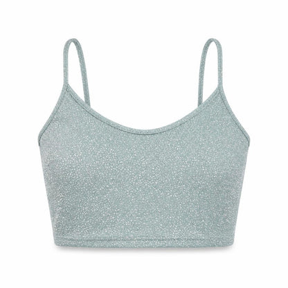 Womens UK Size L Urban Outfitters Green Cropped Camisole