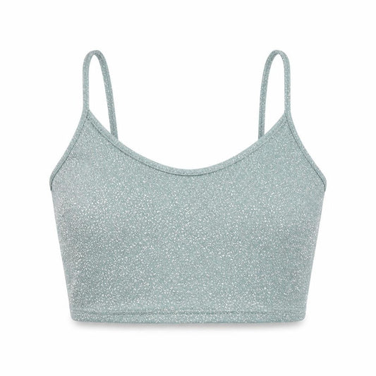 Womens UK Size L Urban Outfitters Green Cropped Camisole