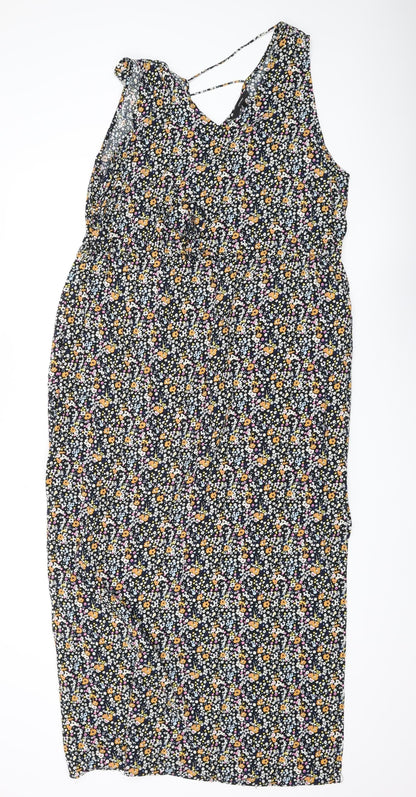 Vero Moda Women's Multicoloured Floral Tank Dress XXL