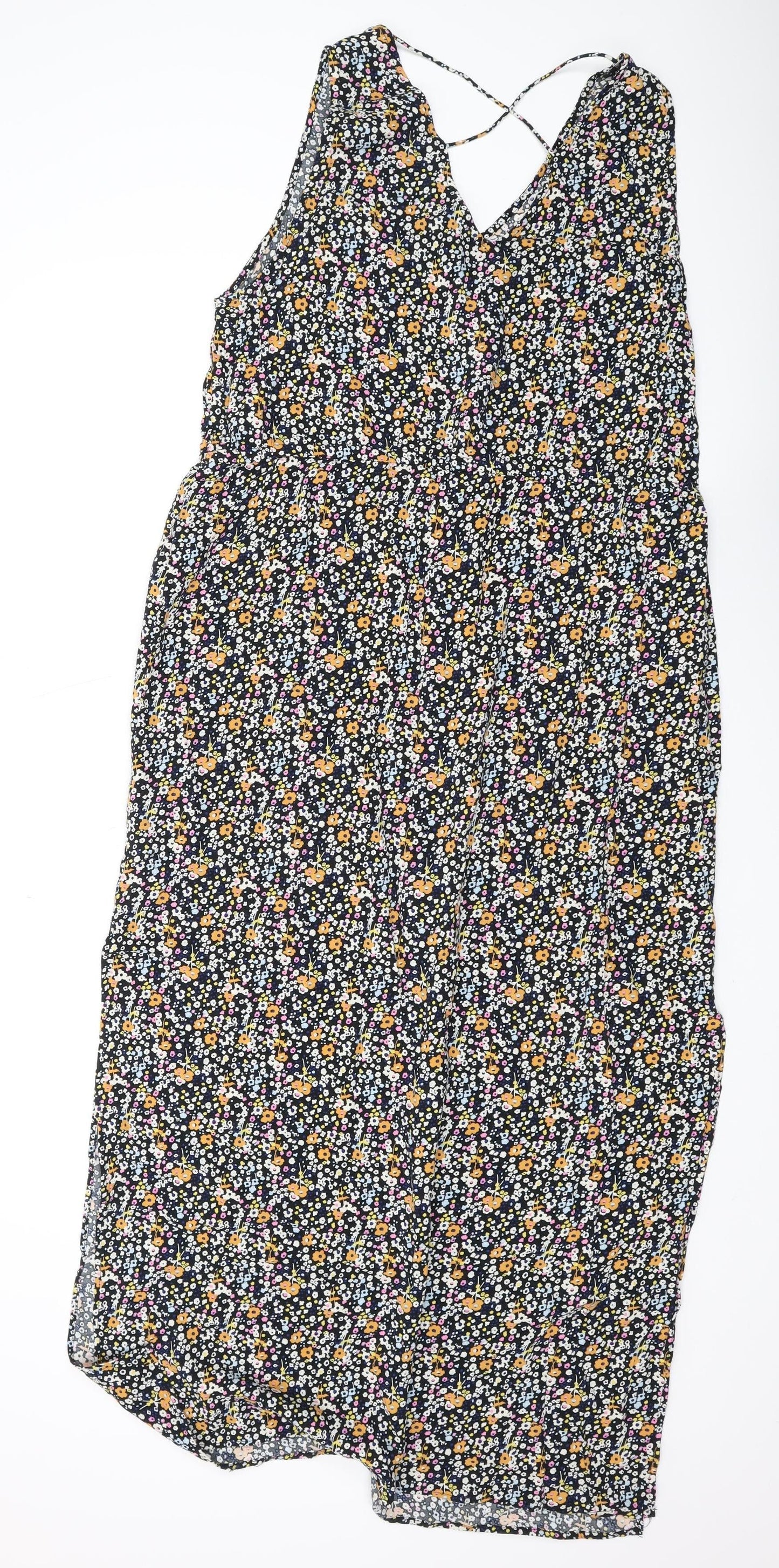 Vero Moda Women's Multicoloured Floral Tank Dress XXL