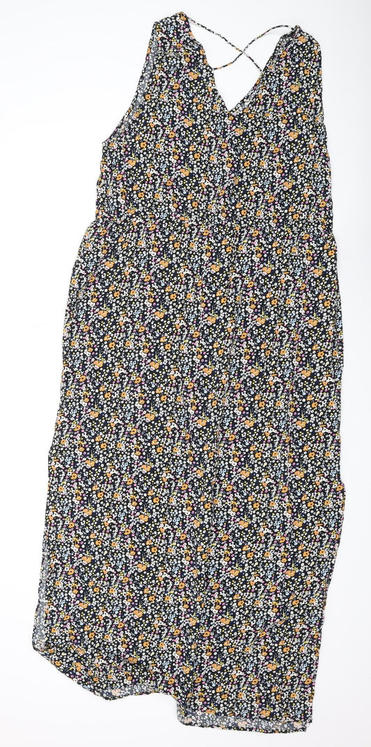 Vero Moda Women's Multicoloured Floral Tank Dress XXL
