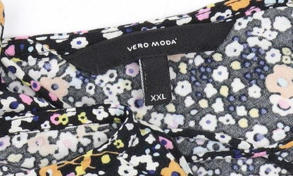 Vero Moda Women's Multicoloured Floral Tank Dress XXL