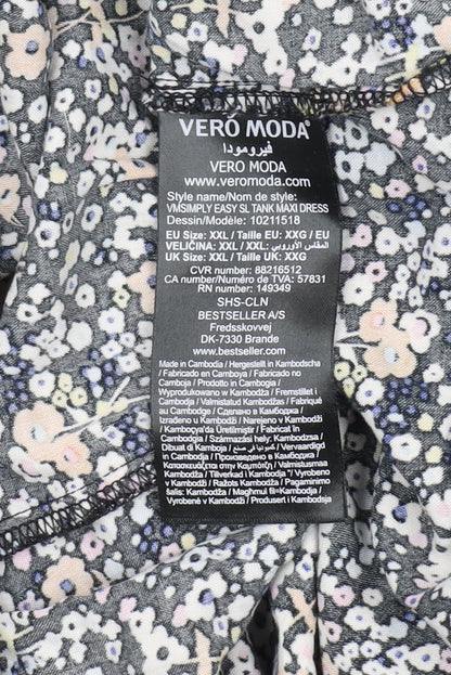Vero Moda Women's Multicoloured Floral Tank Dress XXL