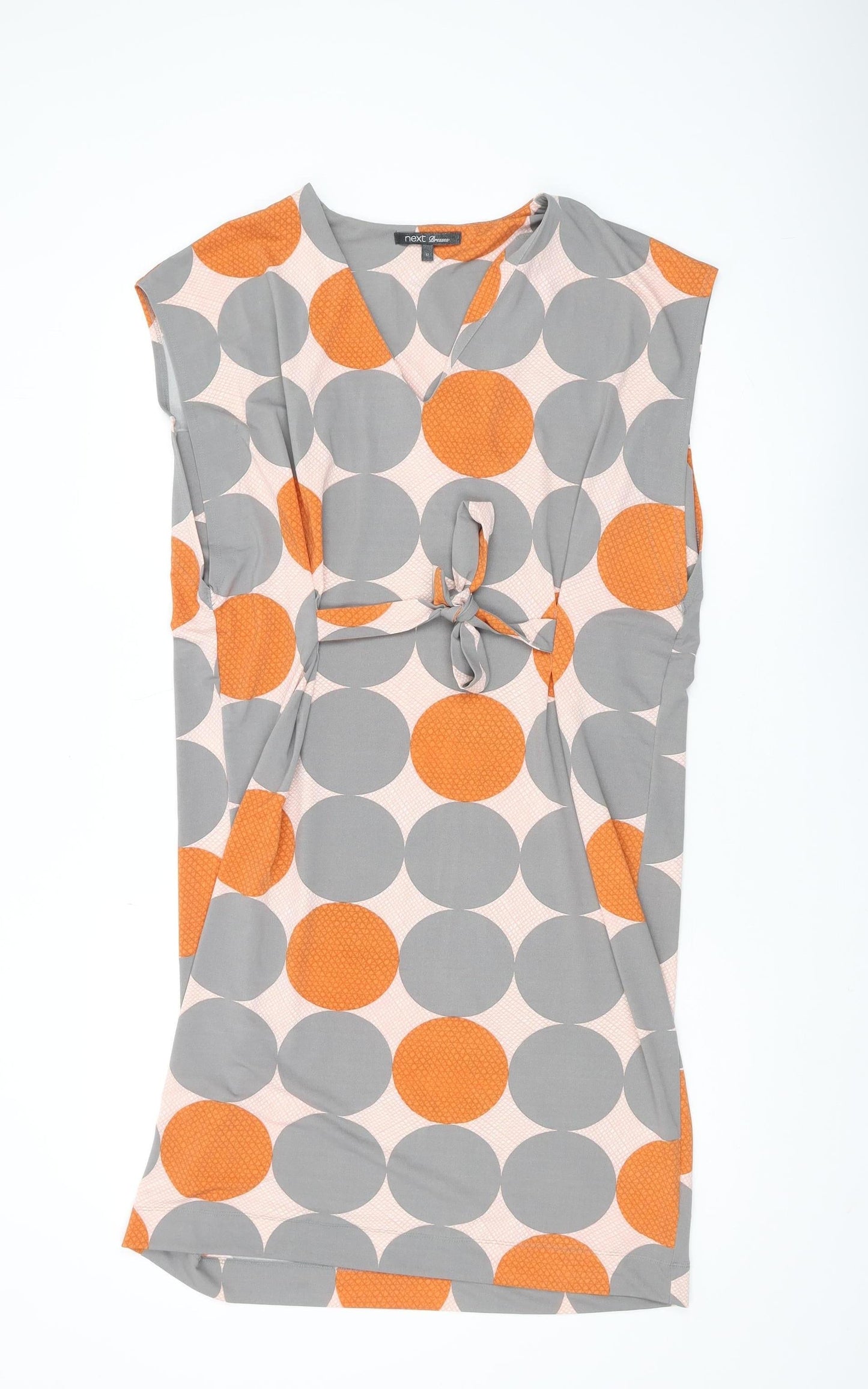 Next Women's Multicoloured Geometric Sleeveless Dress, Size 12