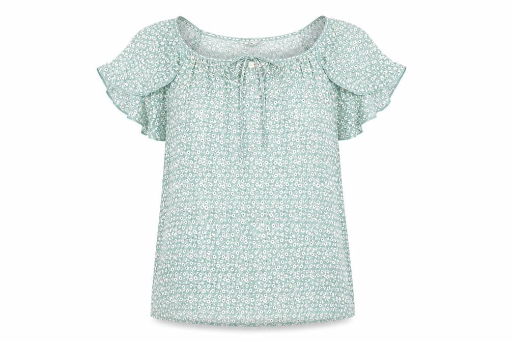 Womens UK Size M Max Studio Blue Tunic Blouse