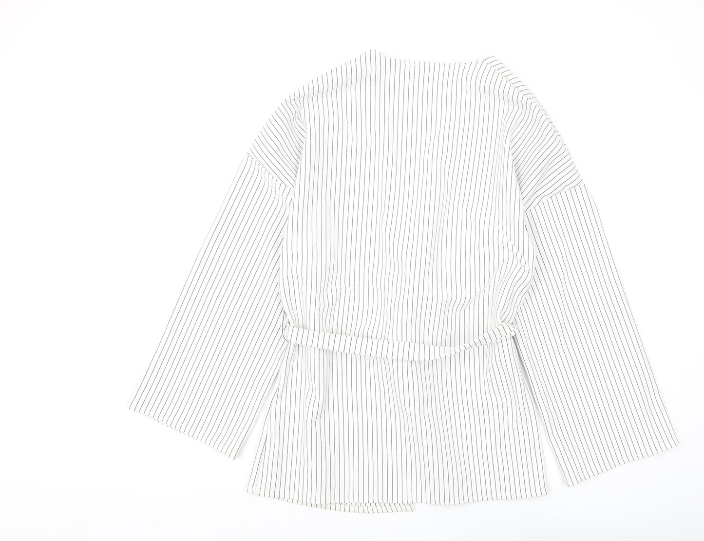 Womens UK Size 6 Missguided White Kimono Blouse
