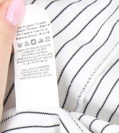 Womens UK Size 6 Missguided White Kimono Blouse