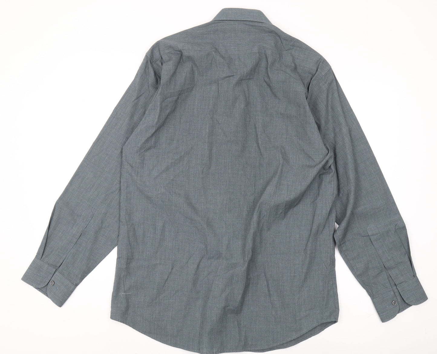Marks and Spencer Men’s Grey Long Sleeve Shirt