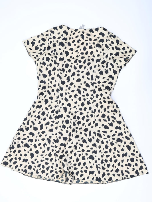 ASOS Women's Animal Print A-Line Dress, Size 14