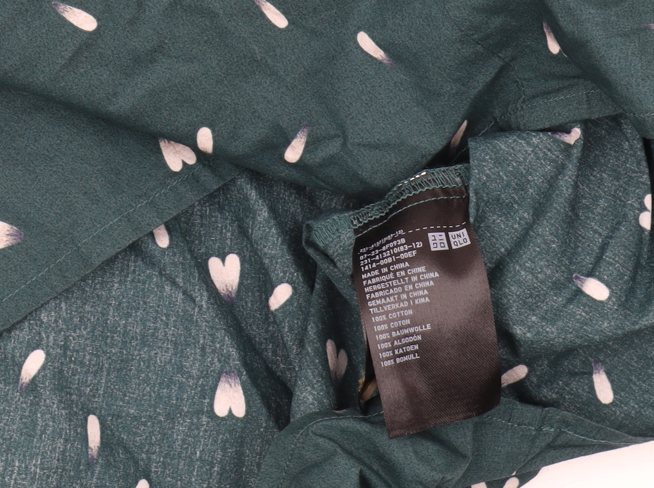 Womens UK Size S Uniqlo Green Basic Blouse