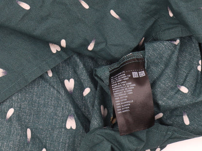 Womens UK Size S Uniqlo Green Basic Blouse