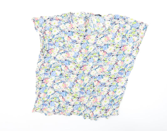 M&Co Women's Floral Viscose Sleeveless Blouse Size 20