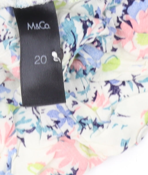 Womens UK Size 20 M&Co Multicoloured