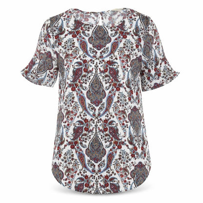Womens UK Size 6 H&M Multicoloured Tunic Blouse
