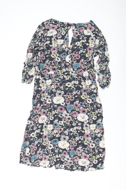 Great Plains Women's Multicoloured Floral Wrap Dress XL