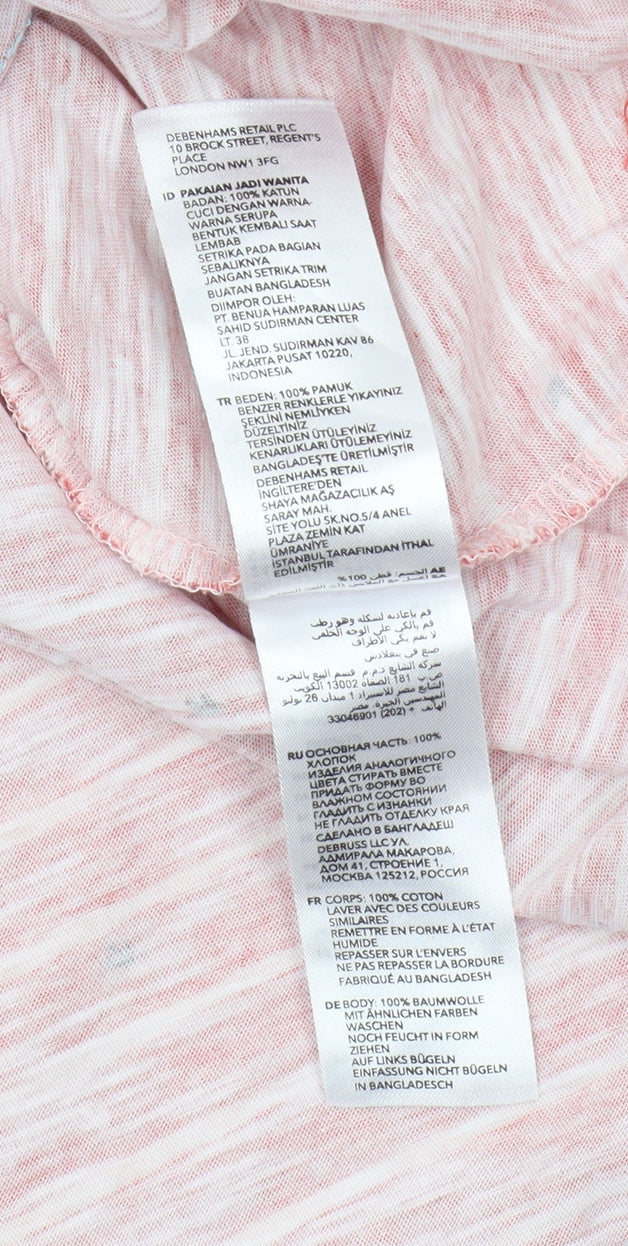 My Favourite Tee Pink Striped Cotton T-Shirt for Teens