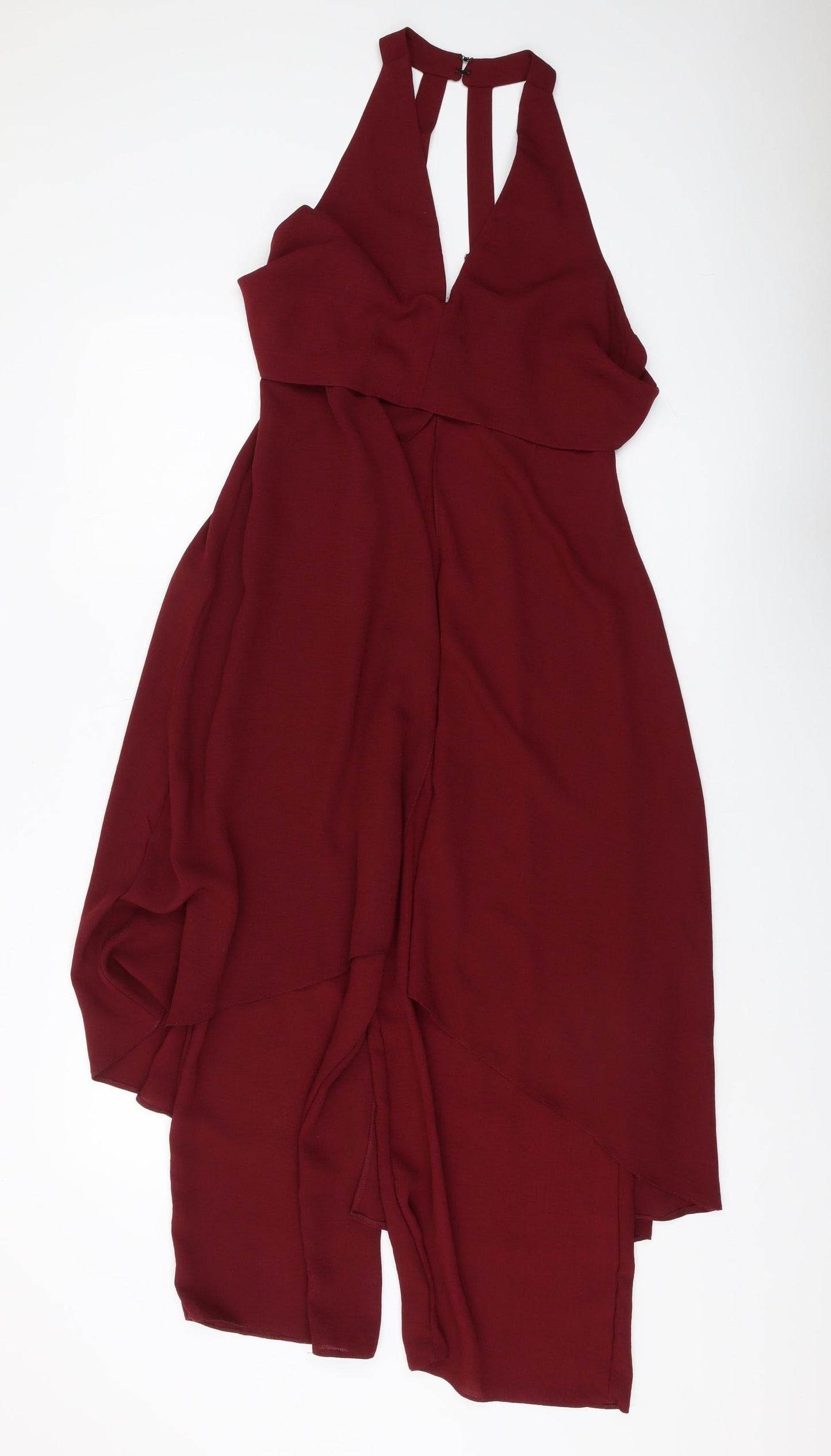 Womens UK Size 8 ASOS One-Piece Red Jumpsuit