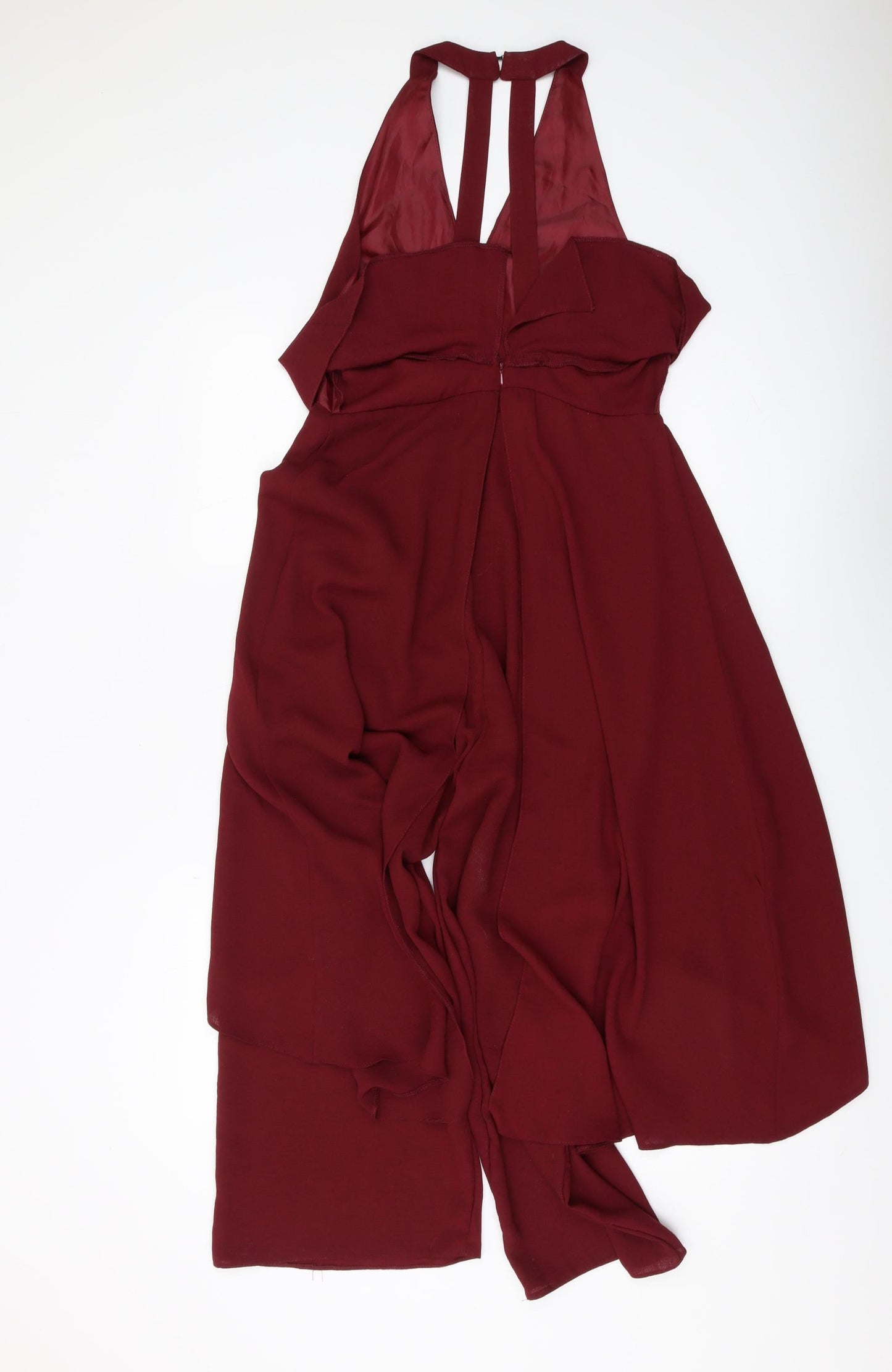 Womens UK Size 8 ASOS One-Piece Red Jumpsuit