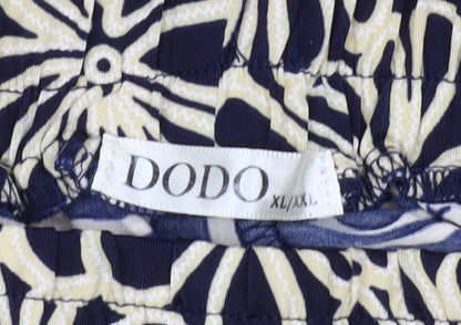 DODO Women's Floral Multicoloured Jogger Trousers XL/XXL