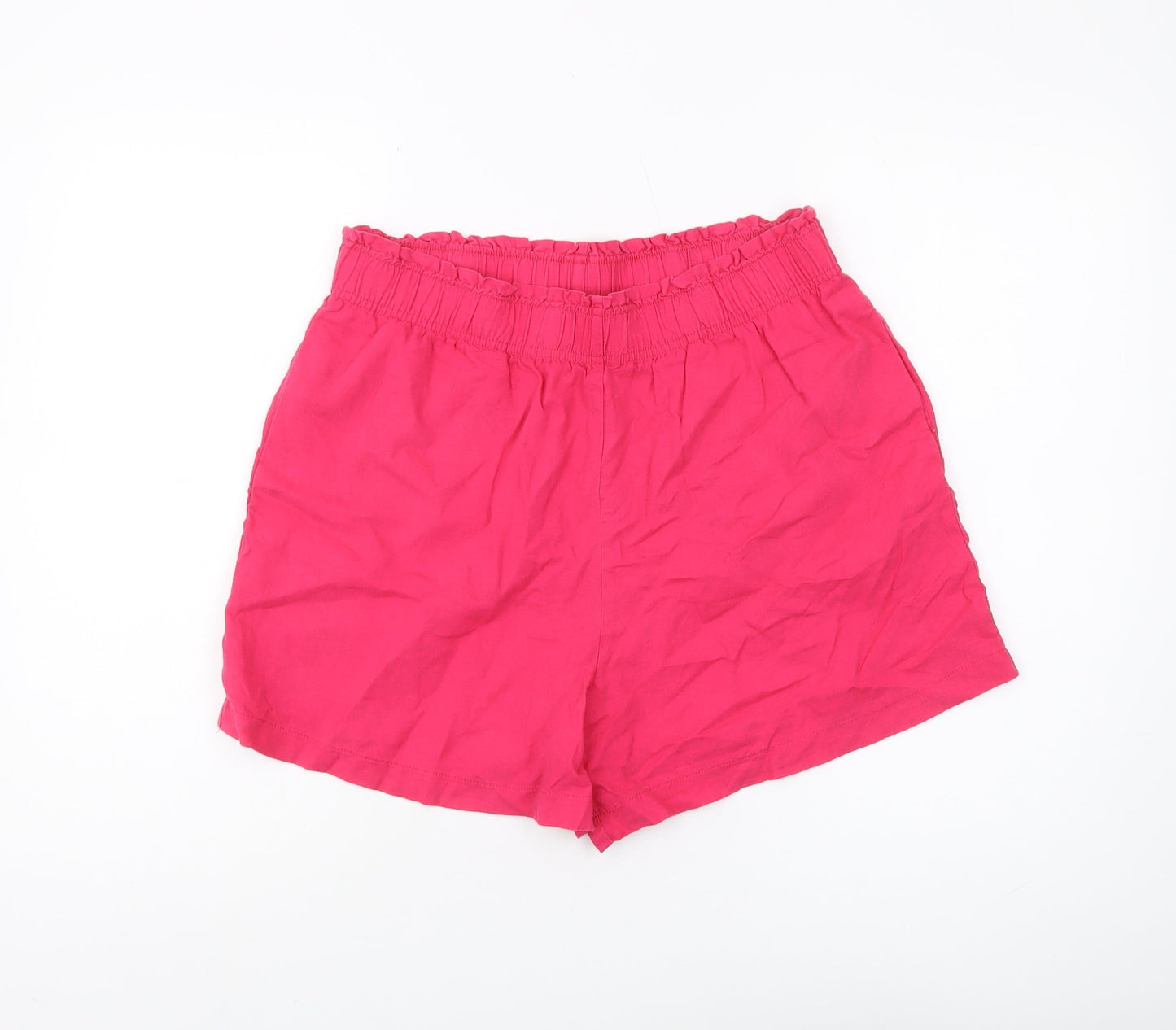 New Look Women's Pink Linen Blend Relaxed Shorts